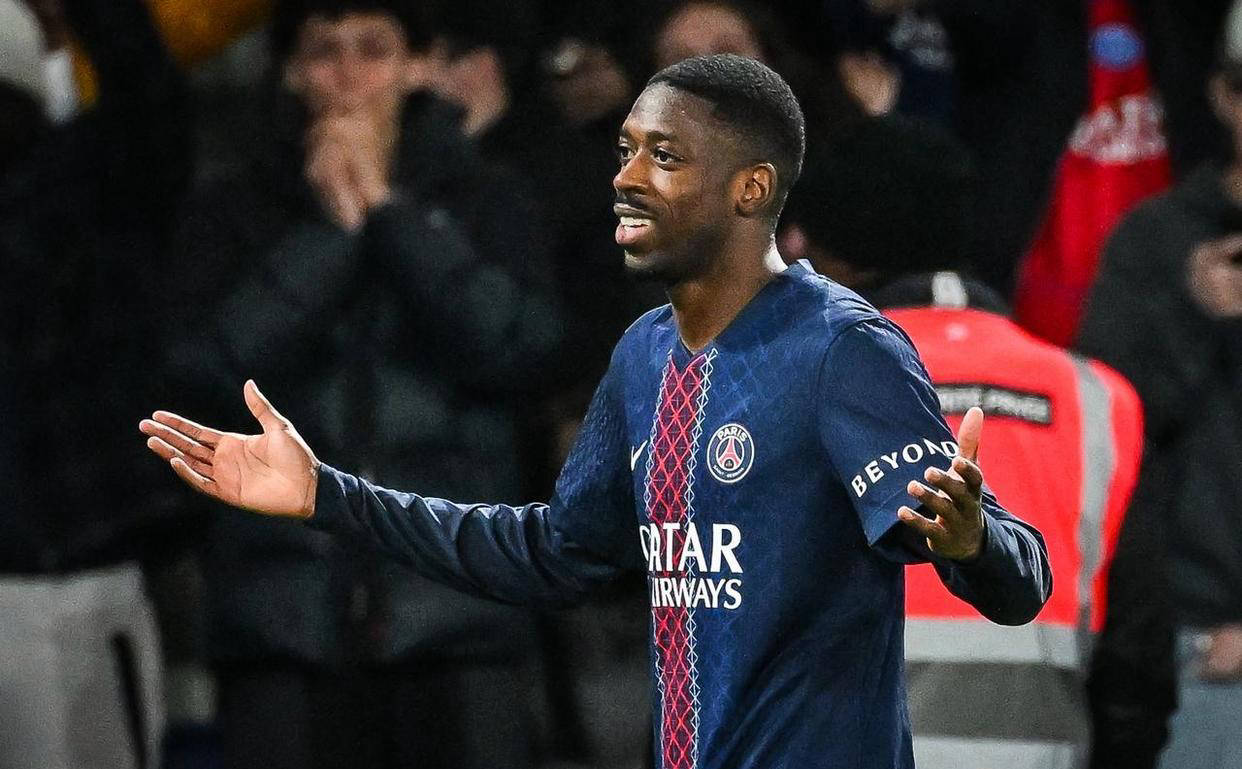 登贝莱梅开二度助巴黎圣日耳曼3-1取胜，豪取四连胜稳居法甲榜首